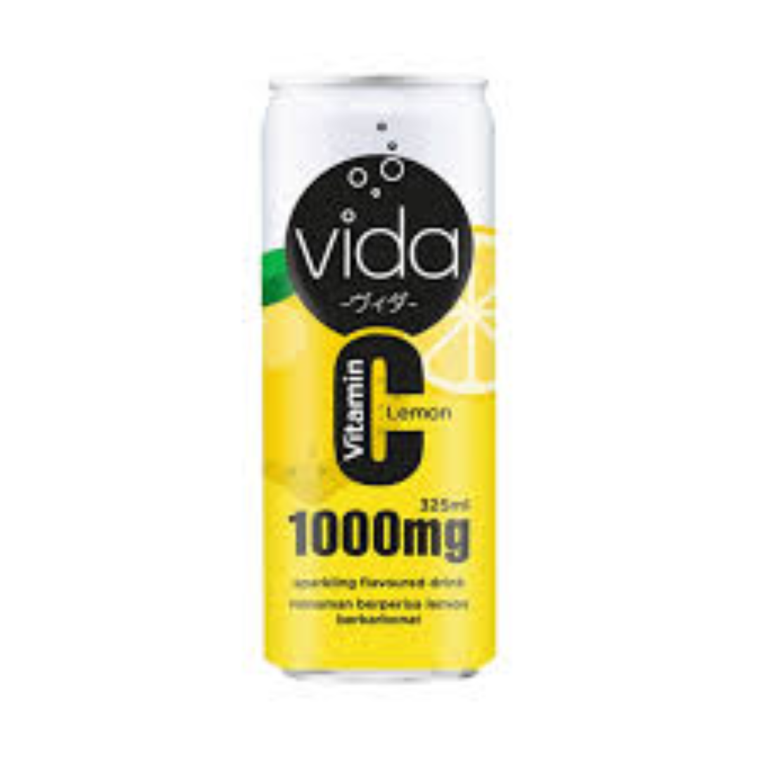 VIDA VITAMIN C 1000 SPARKLING DRINK LEMON 325ML